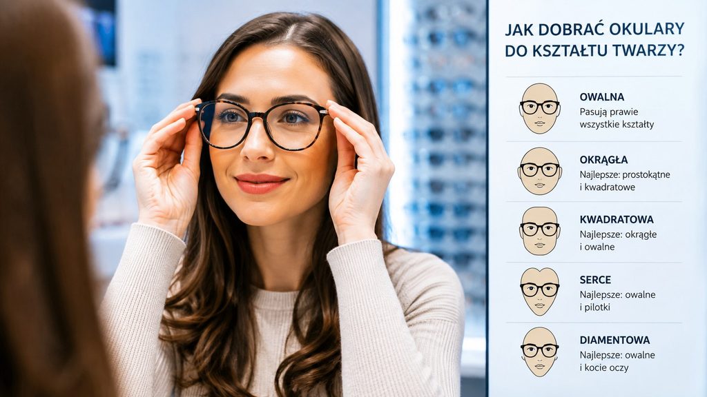 Jak dobrać okulary do kształtu twarzy? Te oprawki najlepiej pasują do konkretnych rysów