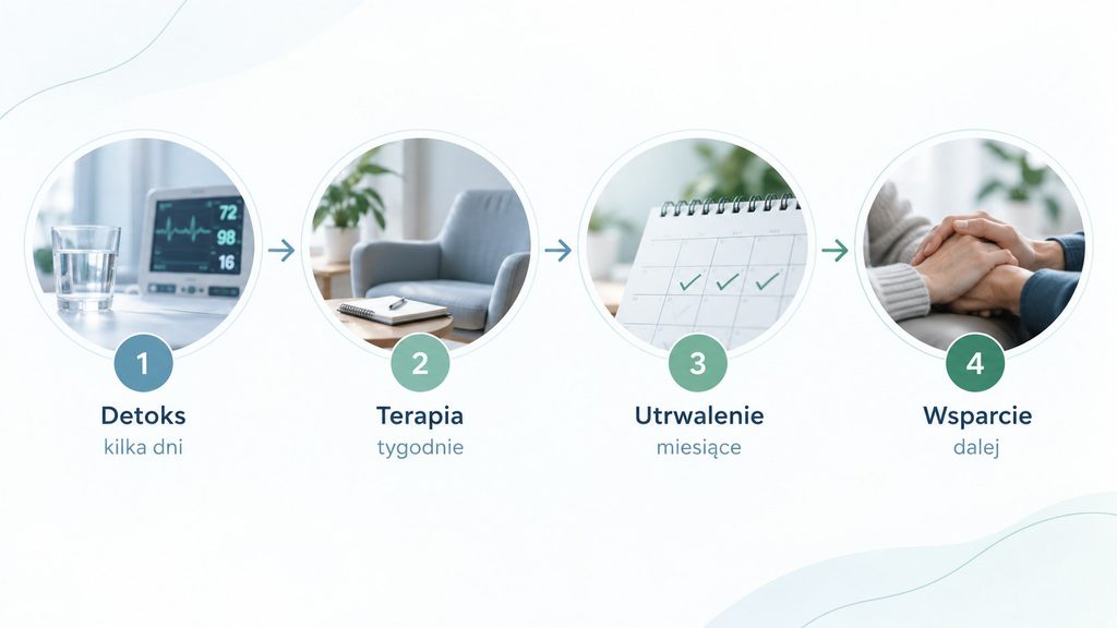 Ile trwa odwyk alkoholowy? Detoks, terapia i etapy leczenia uzależnienia od alkoholu