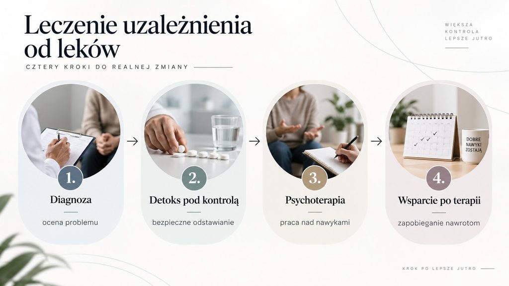 Leczenie lekomanii – jak wygląda terapia uzależnienia od leków i gdzie szukać pomocy