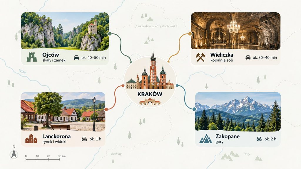 Co warto zobaczyć w okolicy Krakowa? 8 miejsc na jednodniowe wycieczki po Małopolsce w 2026