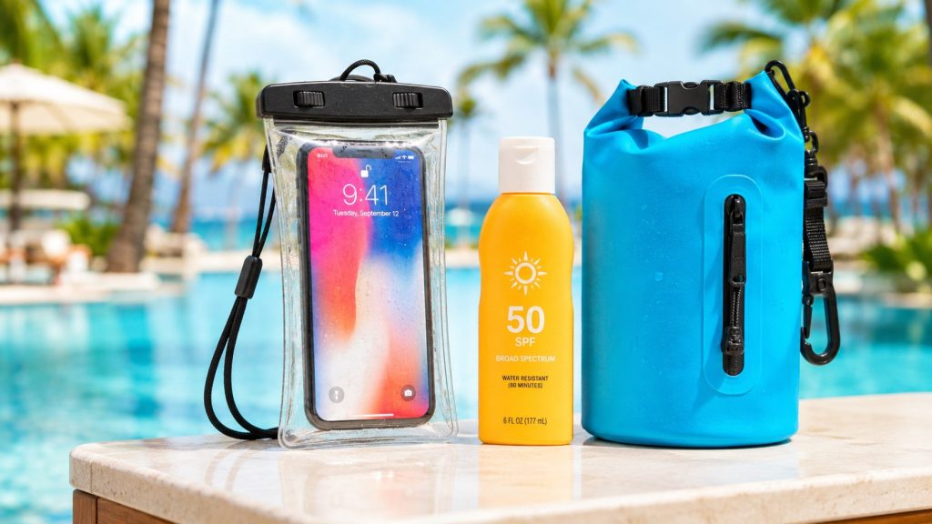 Telefon nad wodą – jak chronić smartfon na plaży i basenie