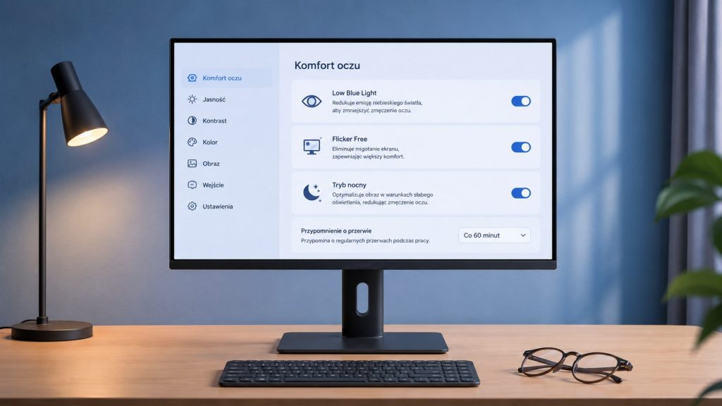 Monitor, który nie męczy oczu – jak wybrać ekran do wielogodzinnej pracy przy komputerze