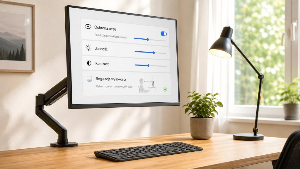 Monitor, który nie męczy oczu – jak wybrać ekran do wielogodzinnej pracy przy komputerze