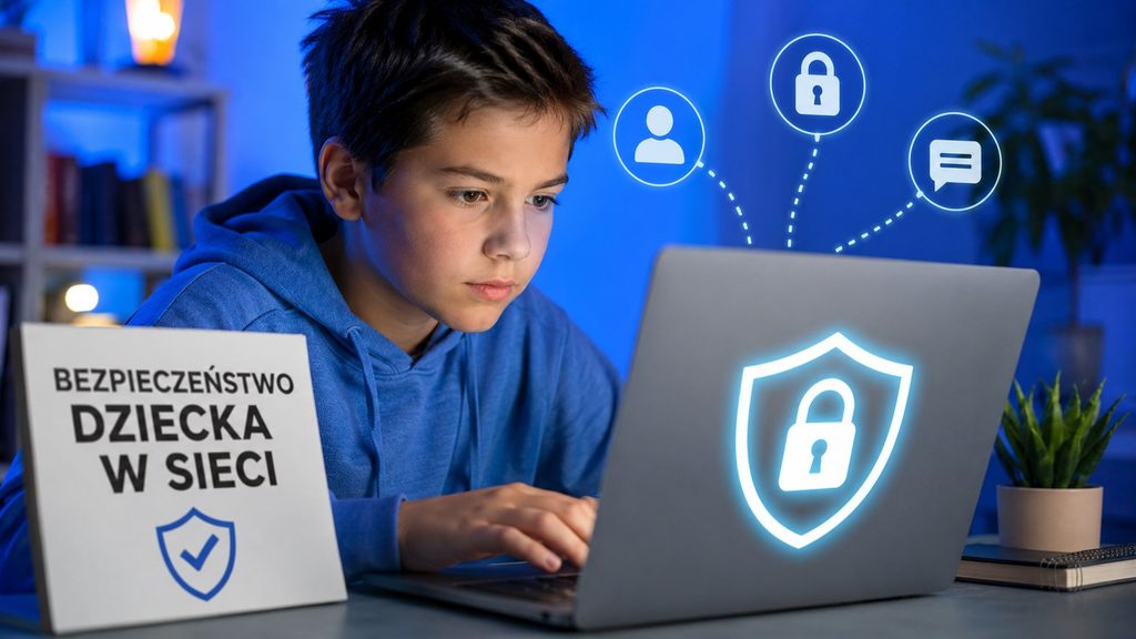 Jak chronić dziecko online? Bezpieczeństwo w sieci, prywatność, cyberprzemoc i praktyczne zasady